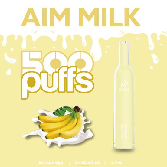 バナナミルク Aivono AIM MILK 500 0822275 | Aivono Vape Review